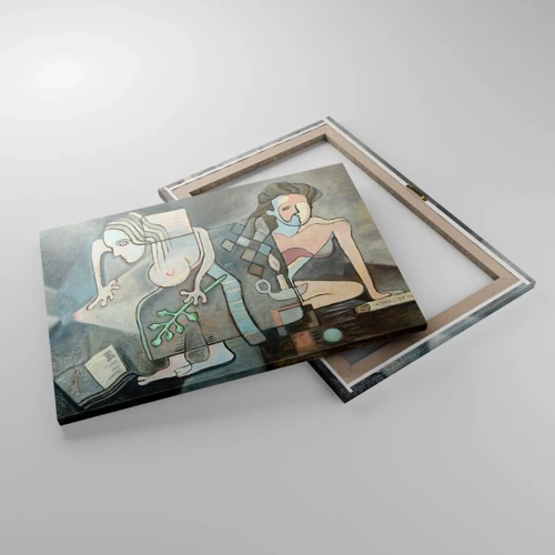 Quadro em tela - Mosaico de alma e matéria - 70x50 cm