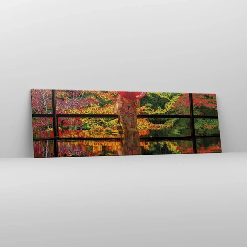 Quadro em tela - No templo da natureza - 160x50 cm