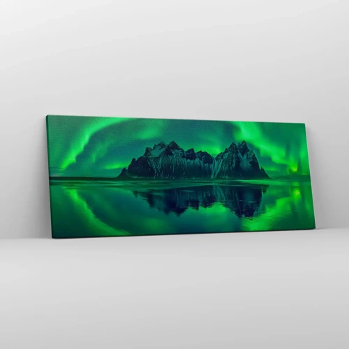 Quadro em tela - Nos braços da aurora - 100x40 cm