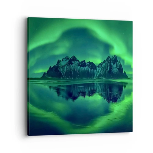 Quadro em tela - Nos braços da aurora - 40x40 cm