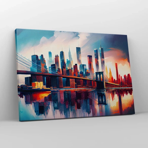 Quadro em tela - Nova York dos sonhos - 70x50 cm