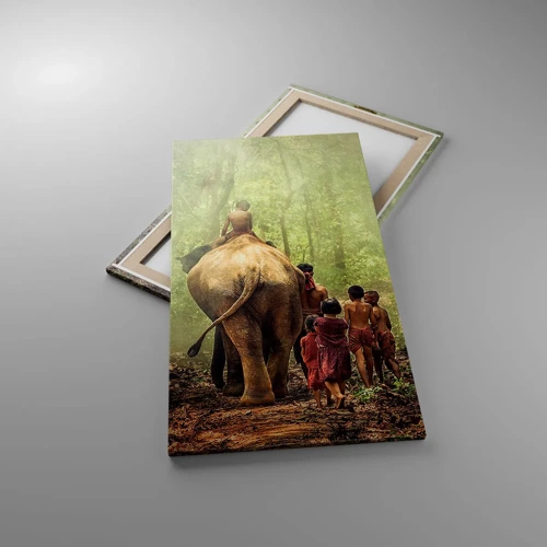 Quadro em tela - Novo Livro da Selva - 55x100 cm