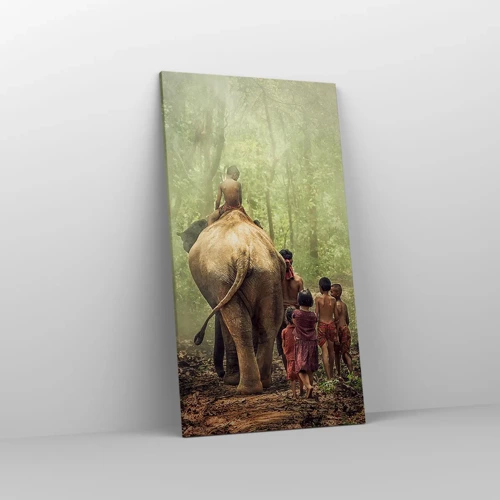 Quadro em tela - Novo Livro da Selva - 55x100 cm