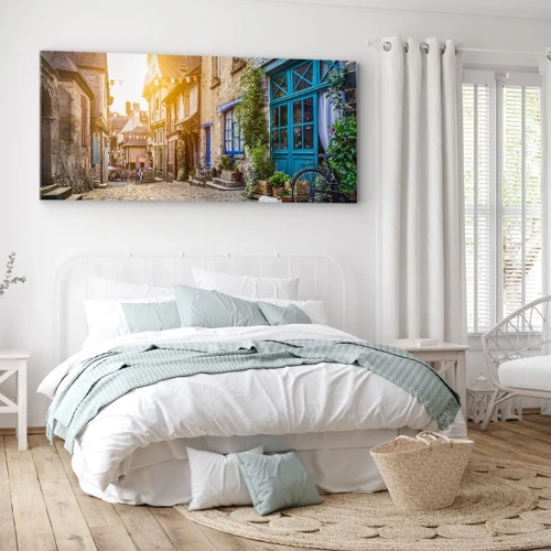 Quadro em tela - O espírito branco da cidade - 140x50 cm