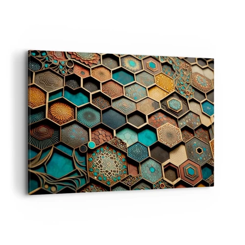 Quadro em tela - Ornamentos árabes – variação - 120x80 cm