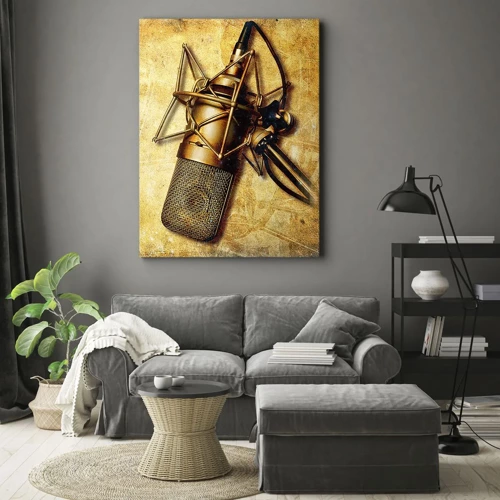 Quadro em tela - Os Anos Dourados da Rádio - 50x70 cm