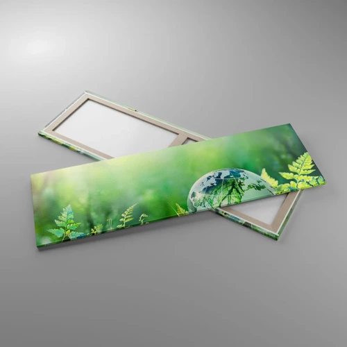 Quadro em tela - Planeta verde - 160x50 cm