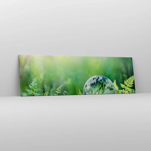 Quadro em tela - Planeta verde - 160x50 cm