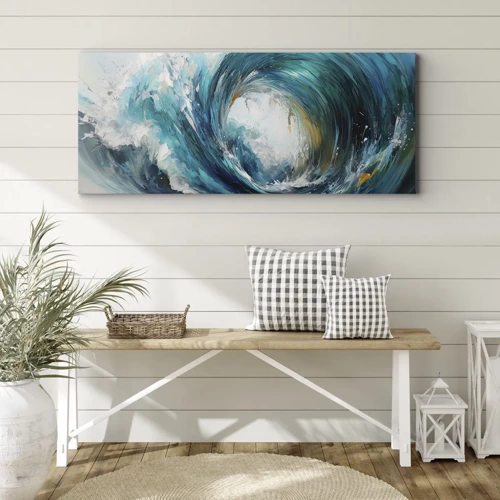 Quadro em tela - Portal do mar - 100x40 cm