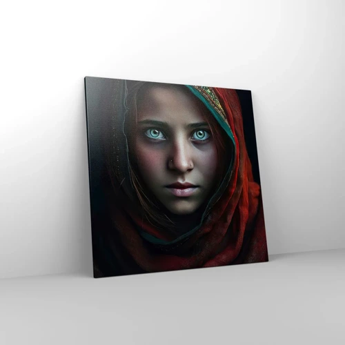 Quadro em tela - Princesa oriental - 70x70 cm