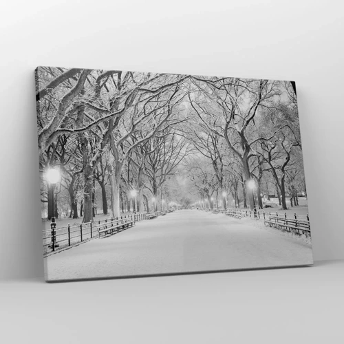 Quadro em tela - Quatro estações - inverno - 70x50 cm