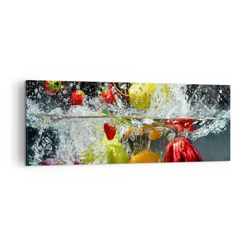 Quadro em tela - Refresco de frutas - 140x50 cm