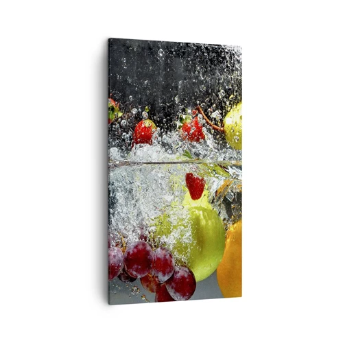 Quadro em tela - Refresco de frutas - 45x80 cm