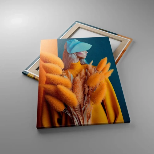 Quadro em tela - Retrato fofo - 50x70 cm