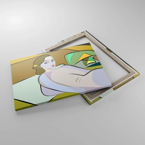 Quadro em tela - Retrato íntimo - 70x50 cm
