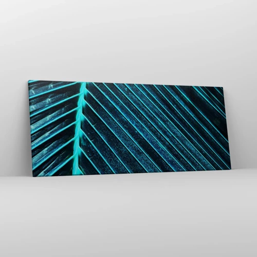 Quadro em tela - Textura verde - 120x50 cm