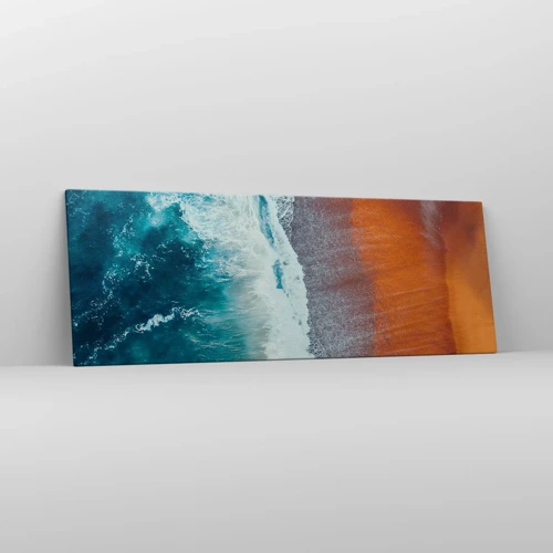 Quadro em tela - Toque do oceano - 140x50 cm