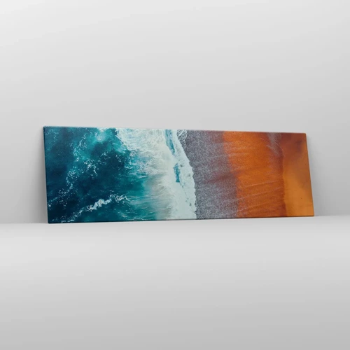 Quadro em tela - Toque do oceano - 160x50 cm