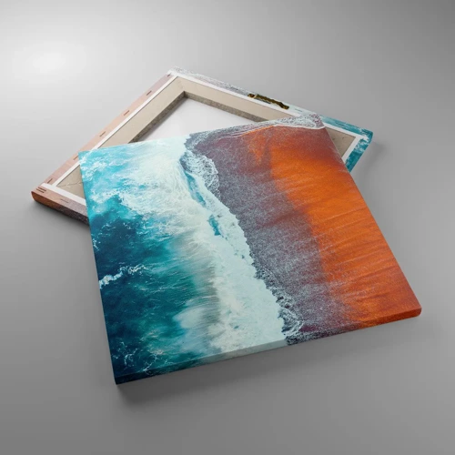 Quadro em tela - Toque do oceano - 40x40 cm