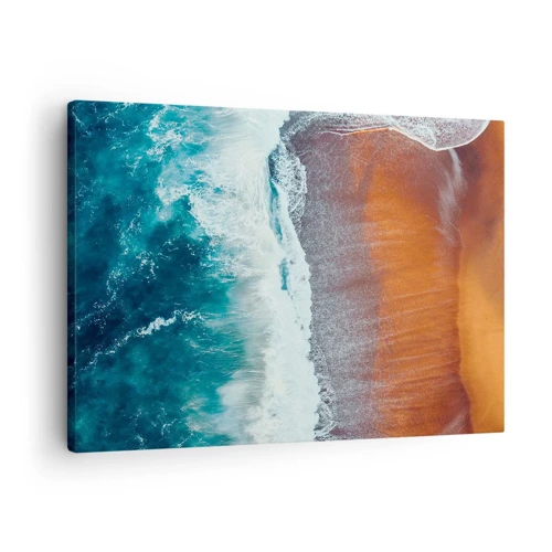 Quadro em tela - Toque do oceano - 70x50 cm