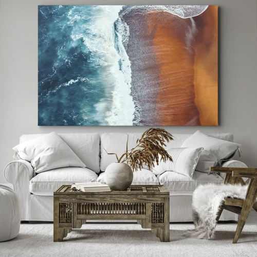 Quadro em tela - Toque do oceano - 70x50 cm