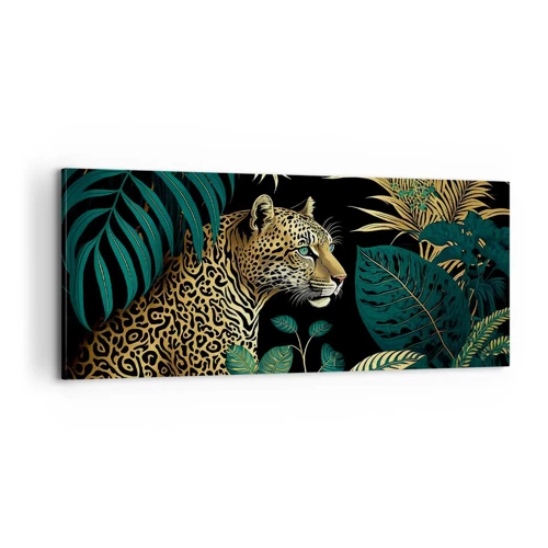 Quadro em tela - Um anfitrião na selva - 100x40 cm