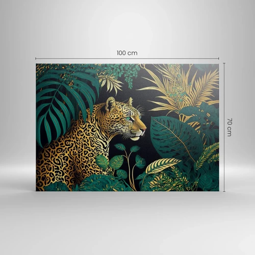 Quadro em tela - Um anfitrião na selva - 100x70 cm