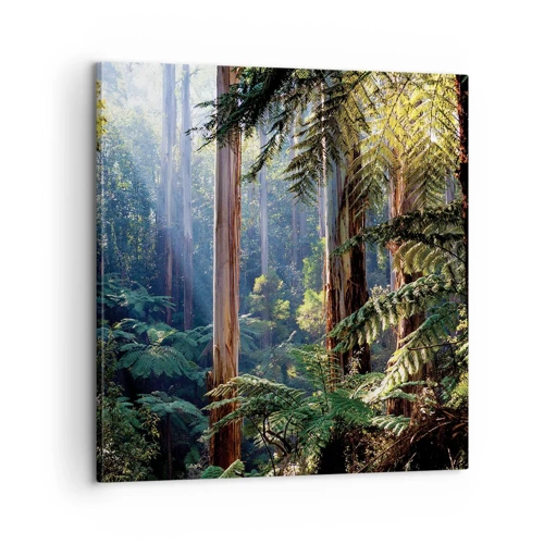 Quadro em tela - Um conto de fadas da floresta - 60x60 cm