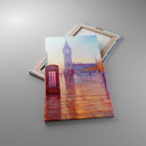 Quadro em tela - Um dia de outono em Londres - 45x80 cm