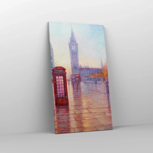 Quadro em tela - Um dia de outono em Londres - 45x80 cm