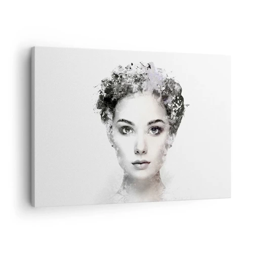 Quadro em tela - Um retrato extremamente elegante - 70x50 cm