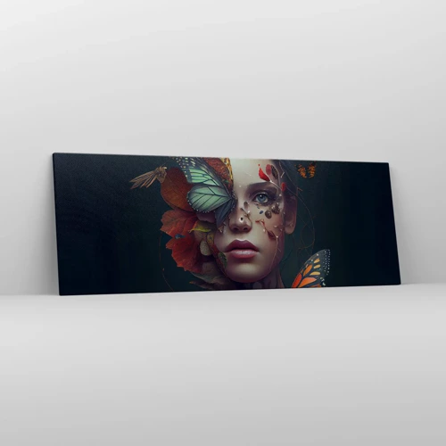 Quadro em tela - Uma metamorfose maravilhosa - 140x50 cm