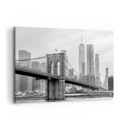 Quadro em tela - Vibrações de Nova York - 120x80 cm