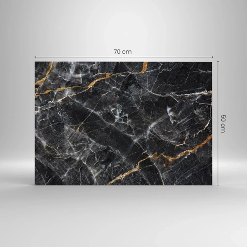 Quadro em vidro - A vida interior da pedra - 70x50 cm