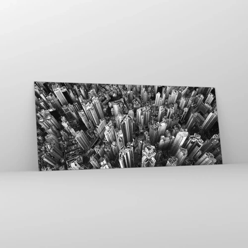 Quadro em vidro - Ainda mais alto e mais alto - 120x50 cm