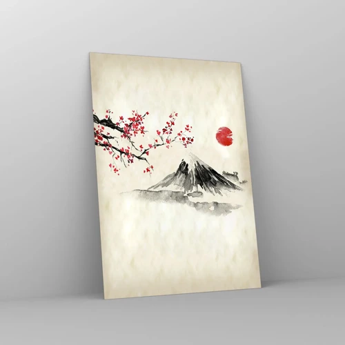 Quadro em vidro - Ame o Japão - 50x70 cm