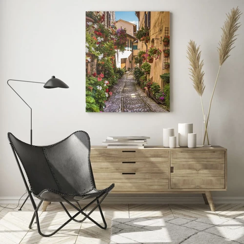 Quadro em vidro - Beco italiano - 50x70 cm