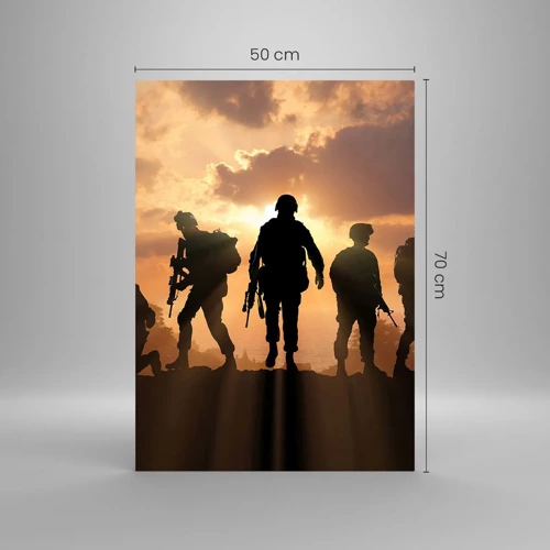 Quadro em vidro - Brothers in arms - 50x70 cm