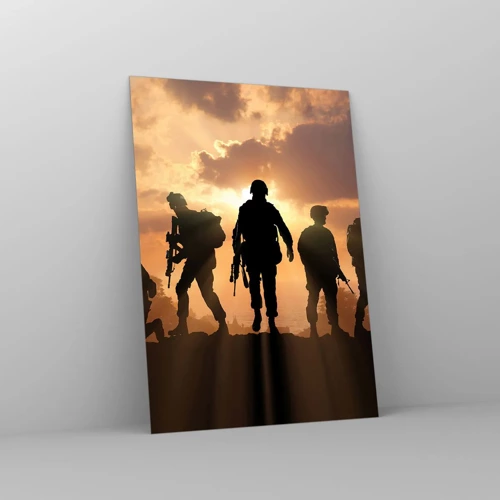 Quadro em vidro - Brothers in arms - 50x70 cm