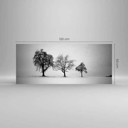 Quadro em vidro - Com que sonham elas? - 120x50 cm