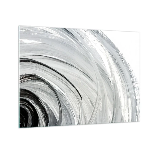 Quadro em vidro - Composição orbital - 70x50 cm