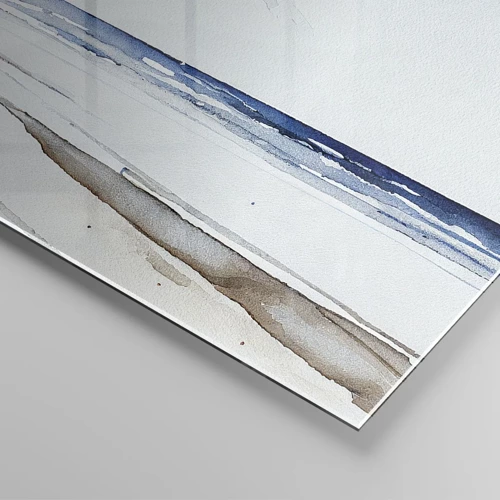 Quadro em vidro - Conversa com o mar - 70x50 cm