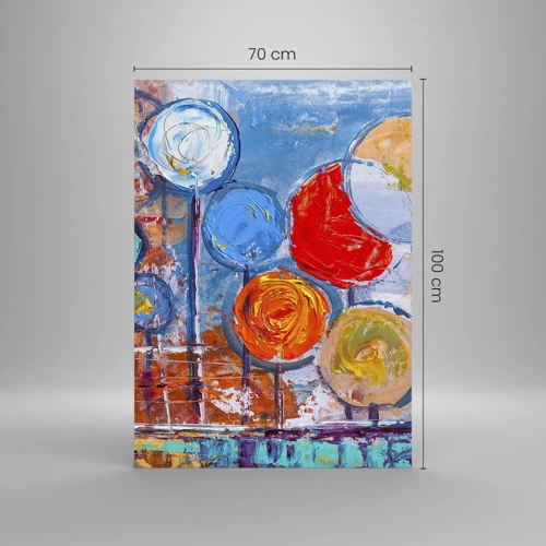Quadro em vidro - De várias cores e tamanhos - 70x100 cm