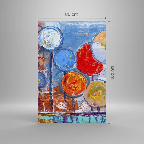 Quadro em vidro - De várias cores e tamanhos - 80x120 cm