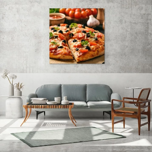 Quadro em vidro - Direto do forno - 60x60 cm