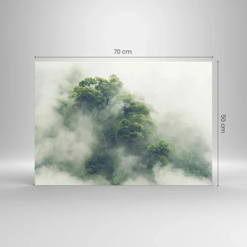 Quadro em vidro - Envolto em neblina - 70x50 cm