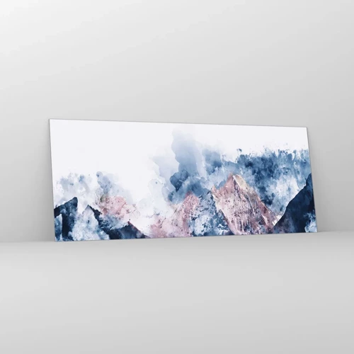 Quadro em vidro - Estes são os verdadeiros picos! - 100x40 cm