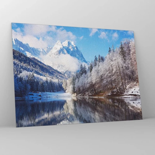 Quadro em vidro - Guarda de neve - 70x50 cm