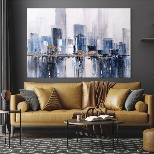 Quadro em vidro - Impressão de Nova York - 70x50 cm