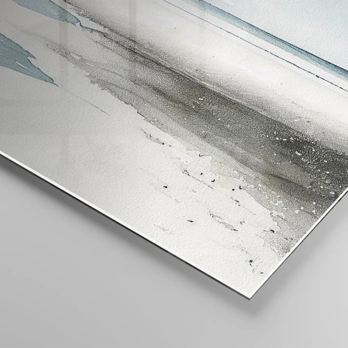 Quadro em vidro - Maré suave - 70x50 cm